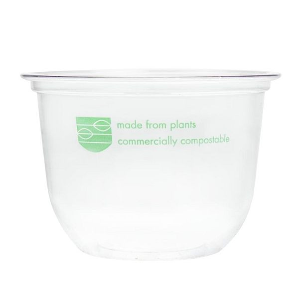 Vegware 96 Serie kompostierbare Rundbehälter 355ml (1000 Stück), FS173