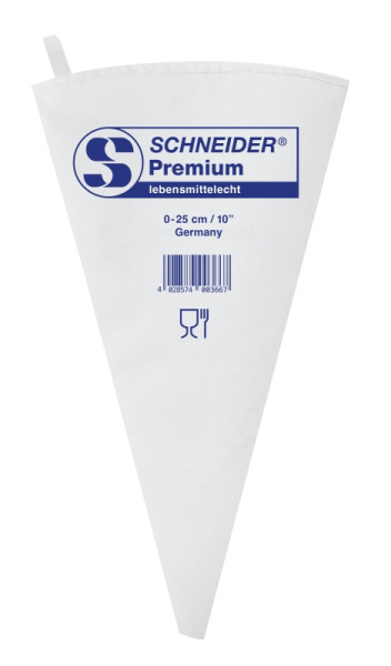 Schneider Spritzbeutel, 0-25 cm, "Premium" in blau, verklebt, 350250