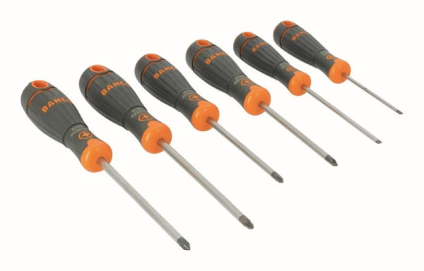 Bahco Schraubendreher-Satz, BahcoFit, 6-teilig, Schlitz + PH + PZ, B219.026