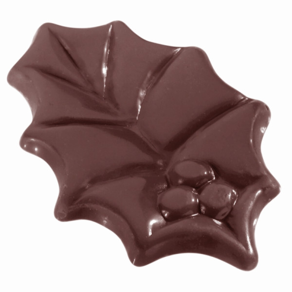 Schneider Schokoladen Form - Stechpalme, 275 x 135 x 24 mm / 57 x 32 x 10 mm, 7 gr, 3 x 4 Stück, 421439