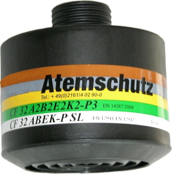 ASATEX Astro-Protect®-NG - Zubehör, Kontaminationsfilter A2B2E2K2-P3, Farbe: schwarz, ABEKP3