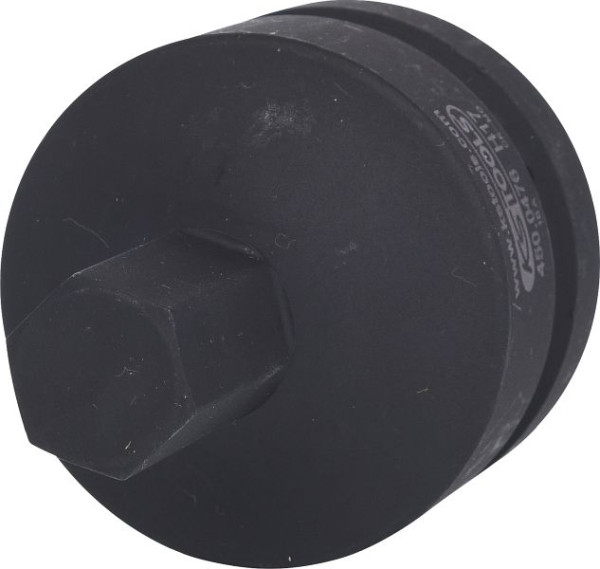 KS Tools 1" Kraft-Bit-Stecknuss Innensechskant, kurz, 17 mm, 450.0476