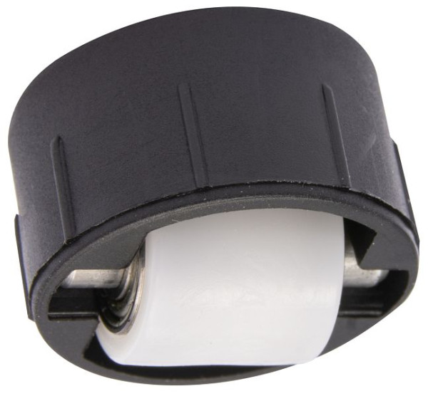 WAGNER Roller-Mini Bohrsenkrolle Durchmesser 15mm, soft, Kugellager, Gehäuse Durchmesser 25mm, Radüberstand 4mm, ohne Bund, VE: 10 Stück, 1702701