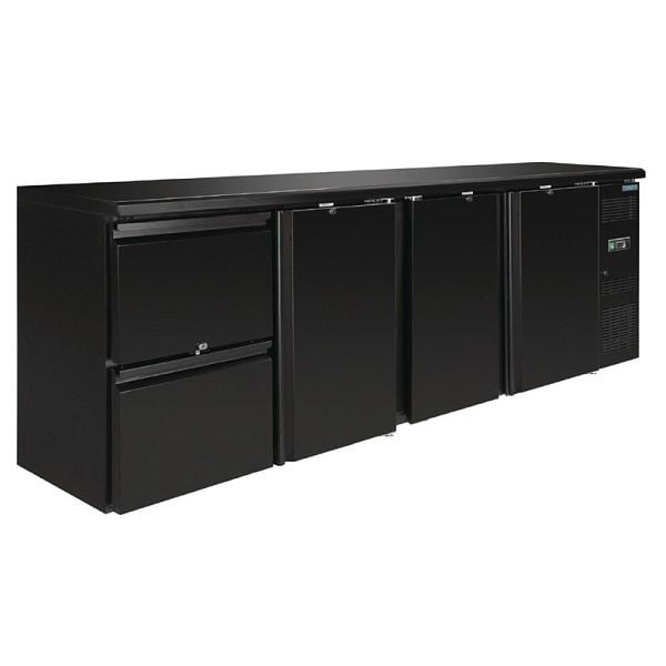 Polar Serie U Barkühlschrank - 3-türig plus 2 Schubladen, GL188