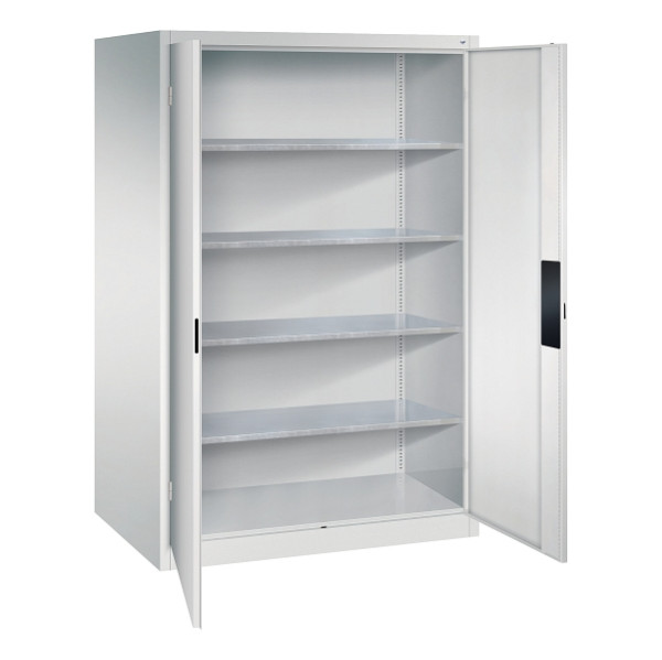 C+P Flügeltürenschrank Acurado, H1950xB1200xT800mm, 7035/7035, Traglast 110 kg, 8934-052 S10169
