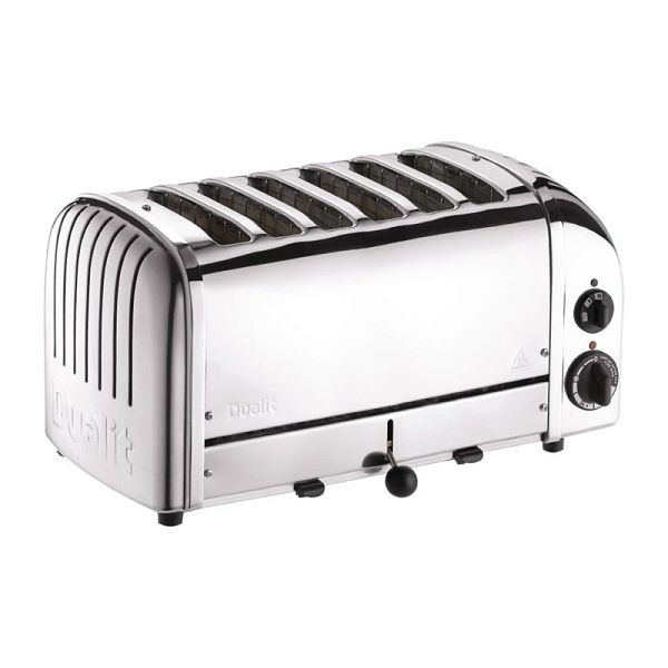 Dualit Toaster 60144 Chrom 6 Schlitze, Auswerfhebel nach unten drücken, E972