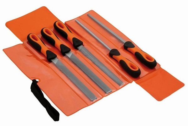 Bahco Feilensatz, ergo, 5-teilig, 200 mm, Hieb 1+2, 1-478-08-1-2