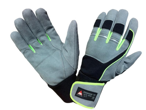 Hase Safety STOCKHOLM, Montagehandschuh, High-Quality Velcro, Spandex, Größe: 10, VE: 10 Paar, 423000-10