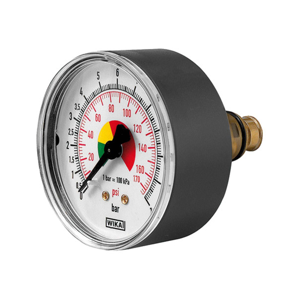 Riegler Manometer ø 80 mm, ungeeicht, G 1/4, Anschluss hinten, 136795