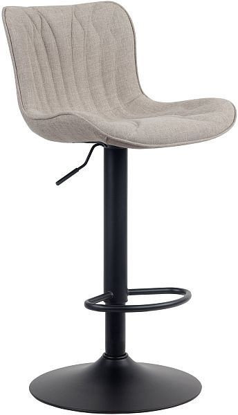 CLP Barhocker Linus Stoff, taupe, 321038, 4251756480172