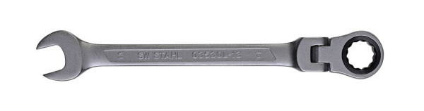 SW-Stahl Gabelringratschenschlüssel, 13 mm, mit Gelenk, 03530L-13