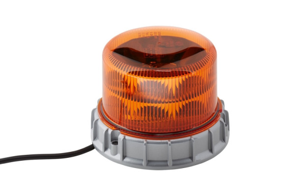 HELLA LED-Blitz-Kennleuchte, K-LED 1.2, 12/24V, gelb, geschraubt, Kabel: 1450mm, Stecker: offene Kabelenden, 2XD 012 984-301