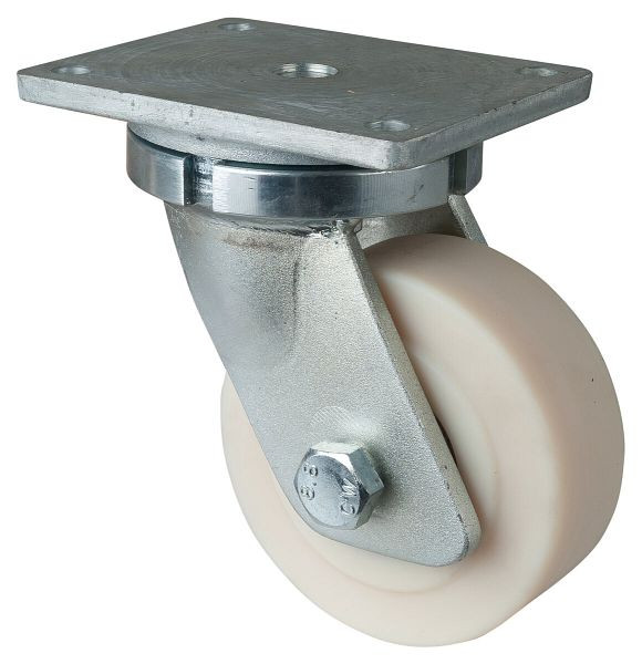 BS Rollen Schwerlastrolle, Rad-Breite 55 mm, Rad-Ø 150 mm, Tragfähigkeit 2000 kg, Lauffläche/Radkörper Polyamid gegossen, Kugellager, RR100.B16.151