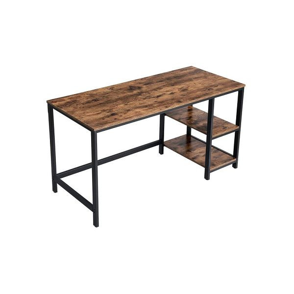 VASAGLE Schreibtisch vintagebraun-schwarz, LWD55X, 0194343022772
