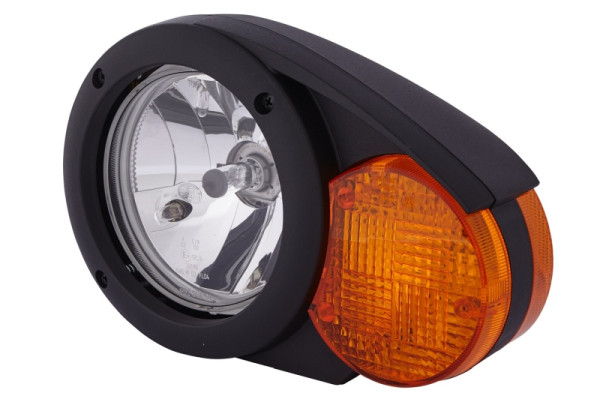 HELLA Halogen-Hauptscheinwerfer, Combi 133, 24V, Referenzzahl: 12.5, Anbau, ECE/E4 6543/E4 10198/E4 6542, glasklare Streuscheibe, links, 1E3 996 160-671