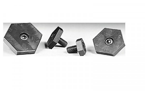 Mitee-Bite VS-Klemme mit Spannschraube, glatt M12 Schraube, von Kanten-Nr. 19-24 Abstand zur Mitte 30-35 mm, X95140