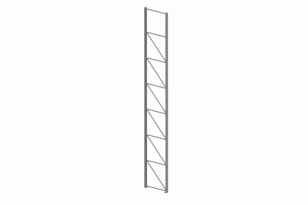 Meta Ständer 100/20 7700x1100 mm, verzinkt, für Palettenregal MULTIPAL, 200174384
