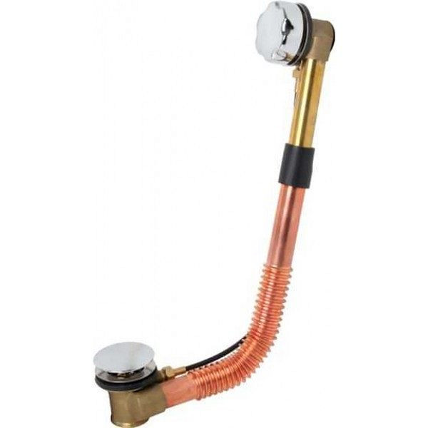 Sanotechnik Ab- und Überlaufgarnitur für Badewannen (Messing), 10156