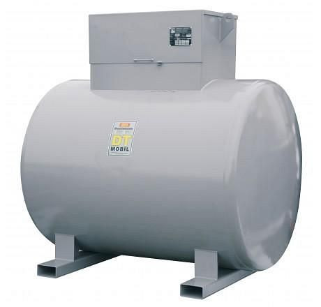 Cemo Dieseltank-Mobil 2500 l doppelwandig lackiert liegend, mit Staukasten, 8838