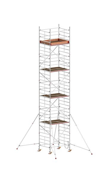 HYMER Fahrgerüst mit Ausleger, Bühnenlänge 1,90 m, Rahmenteilbreite 1,50 m, Reichhöhe 10,40 m, 847310