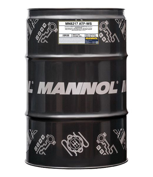 MANNOL Getriebeöl 8217 ATF WS, VE: 208 l, MN8217-DR