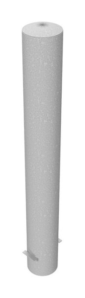 Schake Stahlrohrpoller Ø 152 x 3,2 mm ortsfest zum Einbetonieren feuerverzinkt, Gesamtlänge: 1200 mm, 40150