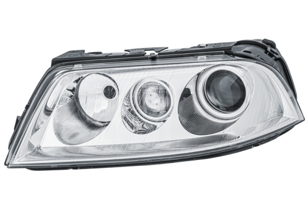 HELLA Halogen/Bi-Xenon-Hauptscheinwerfer, für u.a. VW Passat Variant (3B6), ECE/CCC, für Rechtsverkehr, links, 1EL 008 340-071