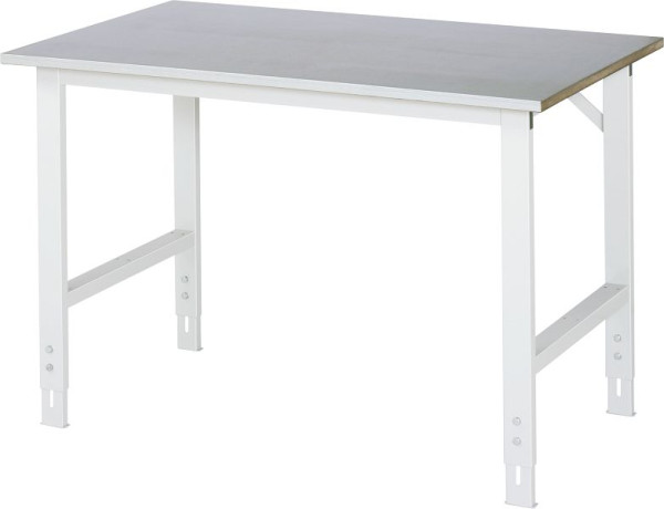 RAU Arbeitstisch Serie Tom (Grundtisch), B1250 x T800 x H760-1080 mm, 06-625ES80-12.12
