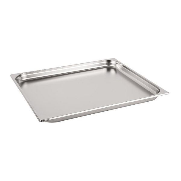 Vogue GN-Behälter Edelstahl 40mm GN2/1, Gastronormgrößen für maximale Kapazität, K801