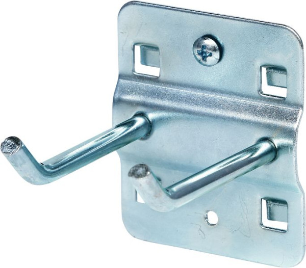 KS Tools Doppelter Werkzeughalter mit schrägem Hakenende, Durchmesser 6 mm, 50mm, 860.0813