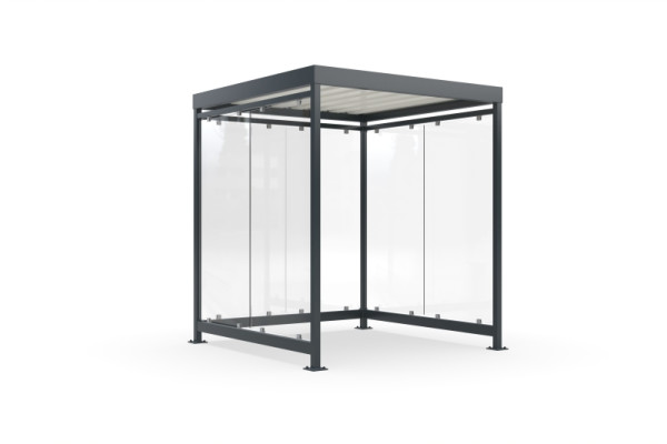 WSM Überdachung Köln K2 b/b fertig montiert, 102001713