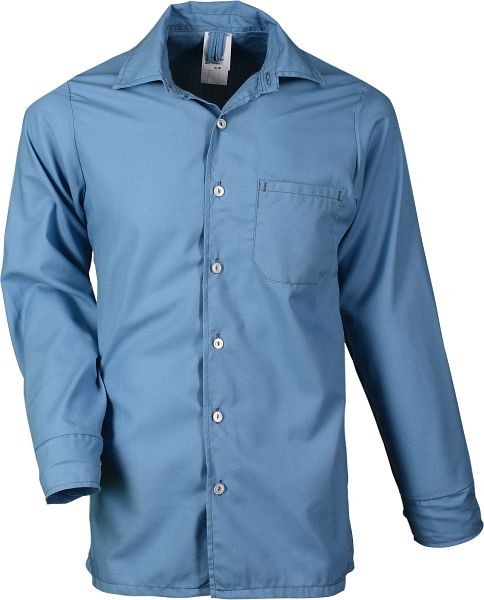 ASATEX Flammschutz-Hemd, Farbe: hellblau-melang Größe: 47, VALHE01EN-47