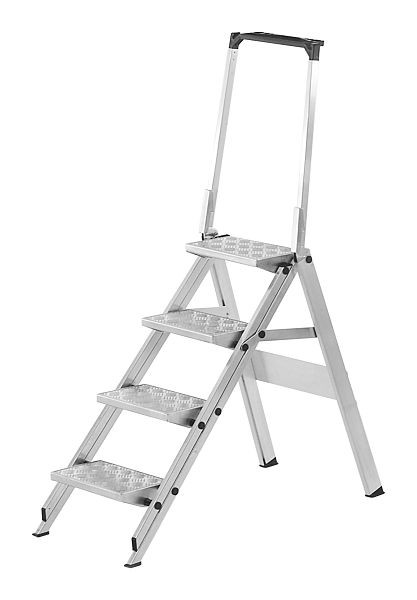 HYMER Sicherheitstreppe mit Bügel, 4 Stufen, Standhöhe 0,90 m, 606304