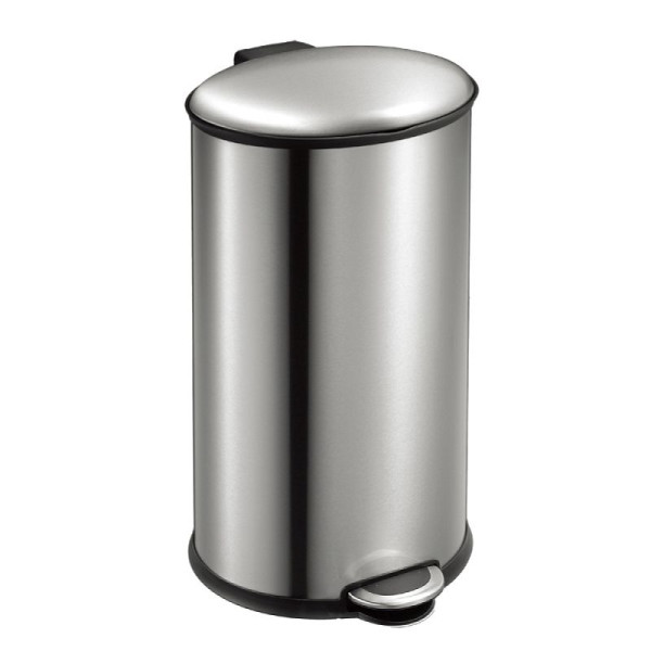 STEIN HGS Ellipse Treteimer, 40 Liter, Edelstahl, matt, 83998.0004