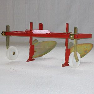 PowerPac Häufelpflug Hobby - 1,0 m Arbeitsbreite mit 2 Häufelkörper und 2 Stützräder inkl. Adapter für MF5, KAMS7003