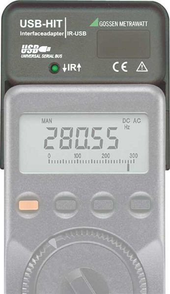 Gossen Metrawatt Set bestehend aus USB-Schnittstellenadapter USB-Hit und Softwarelizenz für METRAwin10 für Multimeter 2xx, 30x, Z216B