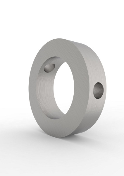 Meta Stellring Form A 45 x 70 DIN 705 mit Gewindestift nach DIN EN 27 434 M 10 Stahl blank Blank gedreht und kalibriert Bohrungen Passung H8, 20049032