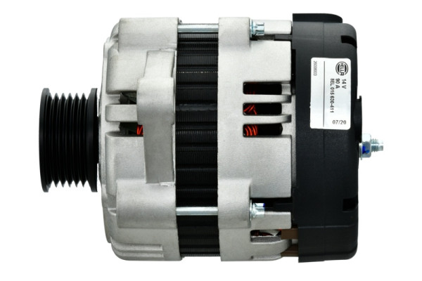 HELLA Generator/Lichtmaschine, 14V, 90A, für u.a. Chevrolet Lacetti (J200), 8EL 015 630-411