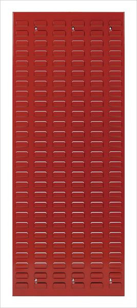 ADB Schlitzplatte, senkrechte Kiemenschlitzung, L456xB987mm, Farbe rot, RAL 3020, 23069