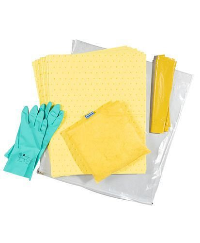 DENSORB Bindemittel-Notfall-Set im Tragebeutel mit Matten und Kissen, Spezial, 282157