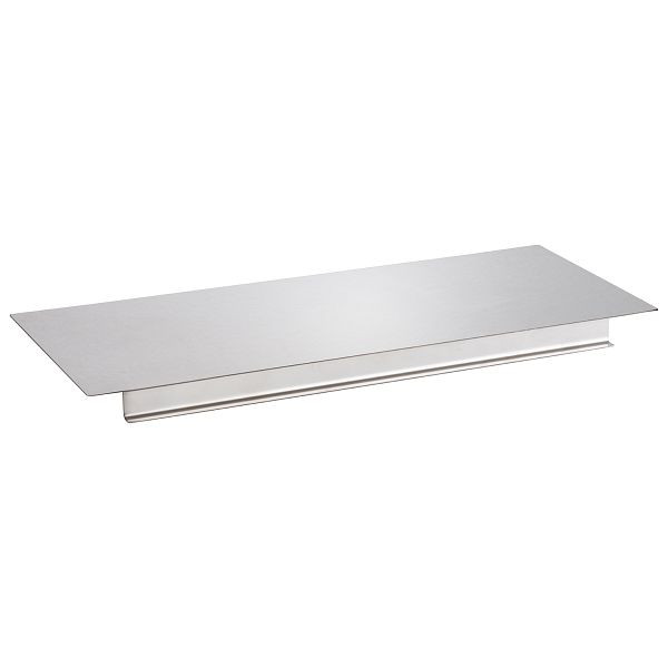 APS Auslagen- / Kuchenplatte, 40 x 16 x 2,5 cm, 18/10 Edelstahl, 00047