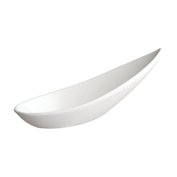 APS Fingerfoodlöffel -FRIENDLY-11 x 4,5 cm, Höhe: 4 cm PET, weiß, VE: 12 Stück, 79012