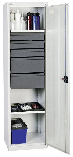 stumpf Werkzeug- und Materialschrank Serie 3000, 7035/7035, 3 Schublade 100 mm, 2 Schublade 200 mm, 2 Wannenböden, 3005607