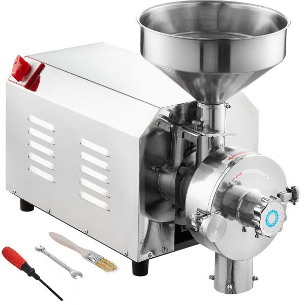 VEVOR Elektrische Getreidemühle 2200W Maschine Maismühle, 50kg/h Gewürzemühle, DDMPSGWYMJBXIBMNIV2