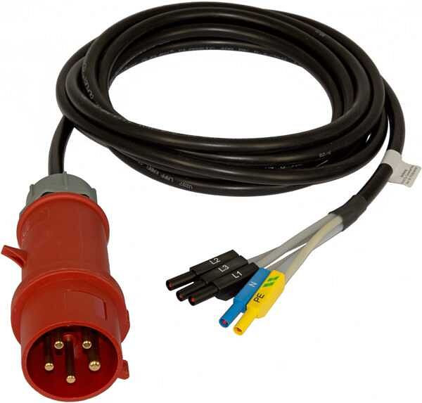 Gossen Metrawatt Adapterkabel mit CEE Stecker 5-polig-16, Z570B
