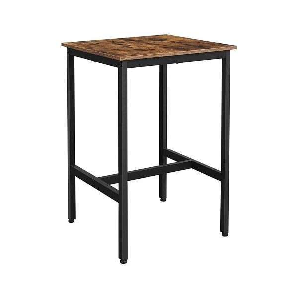 VASAGLE Hoher Bartisch, Vintagebraun-Schwarz, LBT25X, 6955880387939