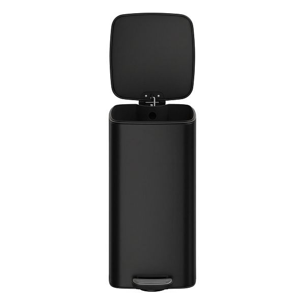 SONGMICS Mülleimer, Schwarz, 28,5x34x54,4 cm, LTB593B02
