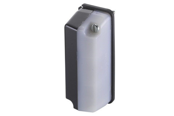 HELLA Umrissleuchte, Halogen, 6/12/24V, Anbau, Lichtscheibenfarbe: weiß, seitlicher Anbau, 2XS 003 168-071