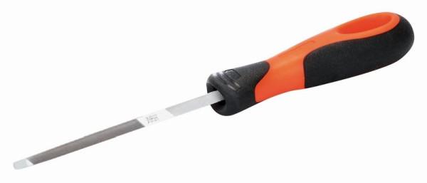 Bahco Dreikantsägefeile, mit Heft, 150 x 6,0 mm, Hieb 2, 4-190-06-2-2