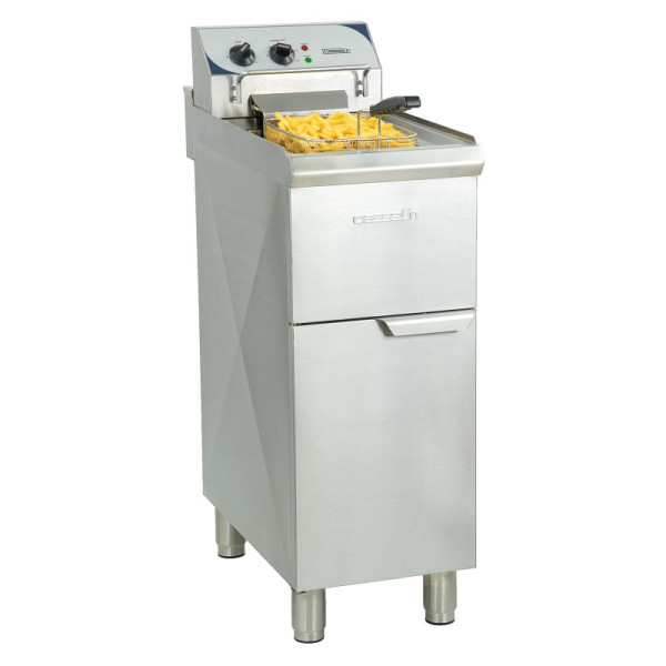 Casselin Standfritteuse Profi 10L, Gehäuse Edelstahl, CFP10TC